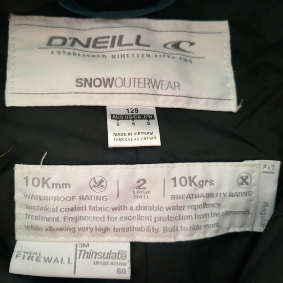 O'Neill Snowpants (Kid's 6x) - Picture 3 of 3